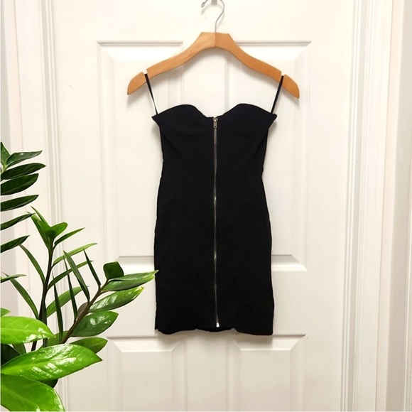 Black Divided by H & M Black sexy Mini Dress size 3/4 - Picture 5 of 7